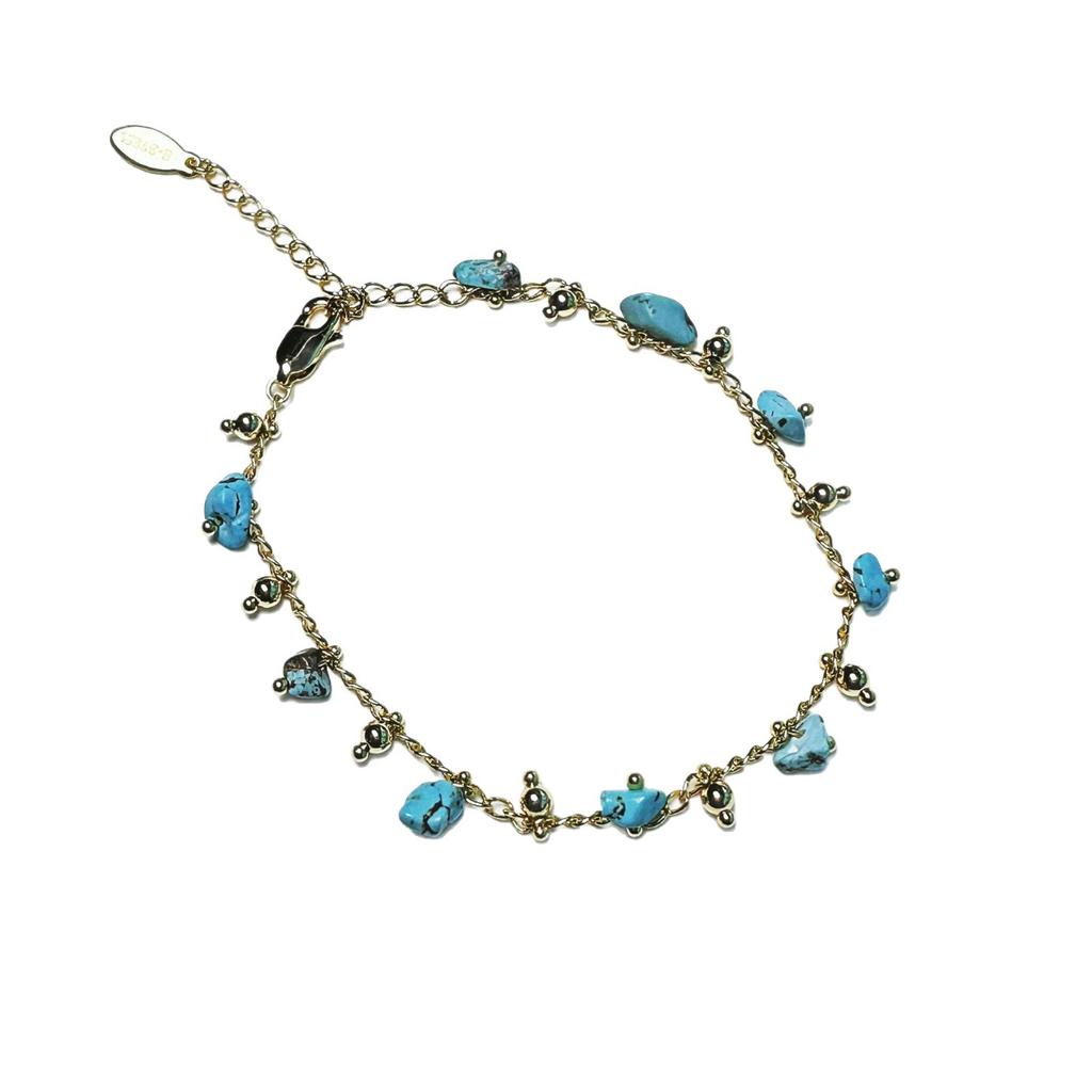 European and American new copper-plated real gold jewelry, colorful drop glaze, colored dopamine necklace, fashionable and creative light luxury