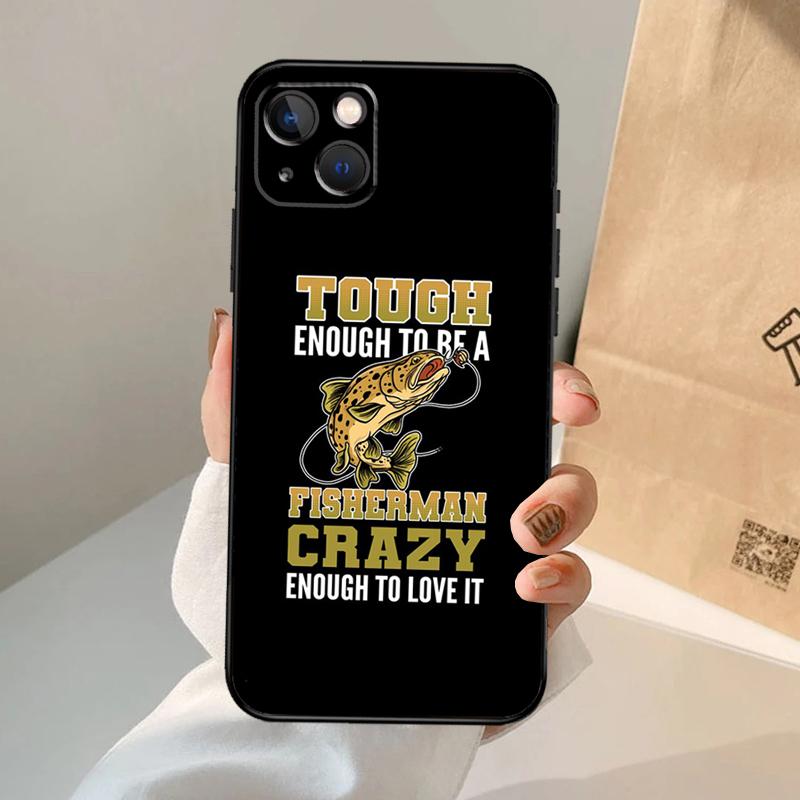 Carp Fishing Fish Phone Case For iPhone 17 Air 16 15 14 13 12 11 Pro Max 12 13 Mini 15 16 Plus 16e Cover Coque