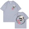 Funny Skeleton Pump Cover Tshirts Men Women Clothing Gothic Fashion Short Sleeve Tshirt High Quality Cotton Oversized T Shirt