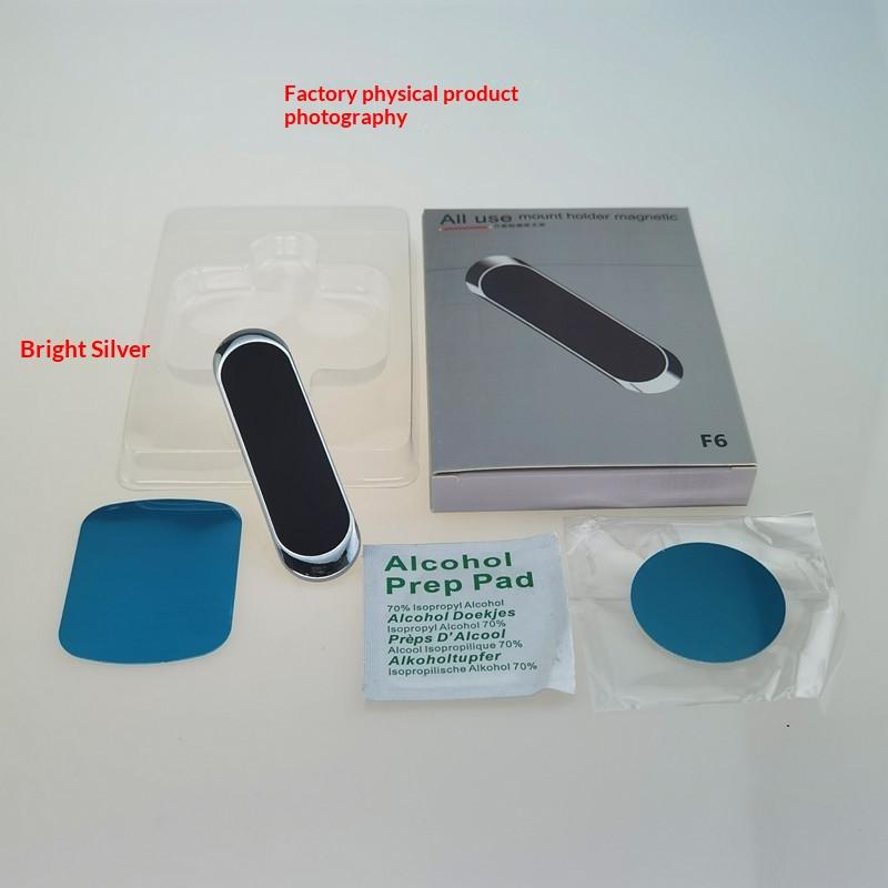 Slim Magnetic Car Phone Holder Strong Adhesion Portable Design For Dashboard Home Office Daily Use
