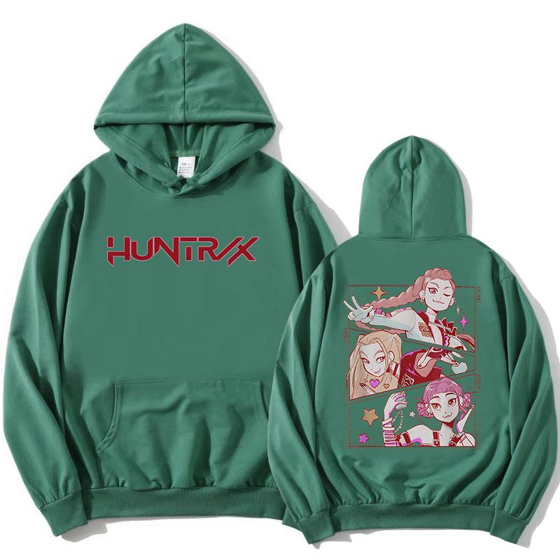 KPop Demon Hunters Hoodies Saja Boys Derpy Tiger Sweatshirt Long Sleeve Fashion Film Print Pullovers Streetwear Autumn Women Top