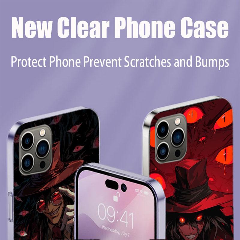 Alucard Helsing Phone Case For Iphone 17 Air 15 Pro 14 Plus 16 Pro Max 17E 16E 12 13 Mini 11 Cover Cute Fundas