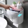 Wall Mounted Waterproof Toilet Paper Holder Shelf Multifunctional Storage Box for Toilet Paper Bathroom Toilet Accessories