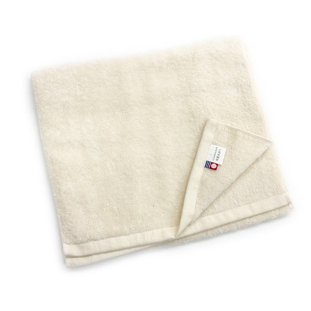 

ORIM Beautiful Imabari Towel Compact Bath Long-Lasting (Natural, Towel)