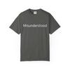 Misunderstood T-shirt | Minimal Text Graphic Tee