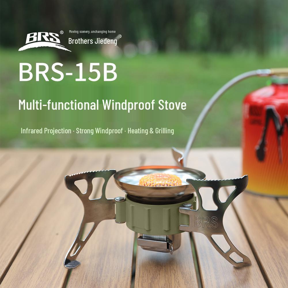 Brother Jiedeng BRS-15B Portable Multifunctional Windproof Gas Stove for Tea and Camping BRS-15B