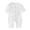 Newborn Pure Cotton Breathable Eight-Sleeve Bodysuit