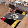 1pc Football Club Logo Print Area Rug - Soft, Washable Non-Slip Indoor Mat for Office Chairs, Living Room, Home Office Decorative Rug
