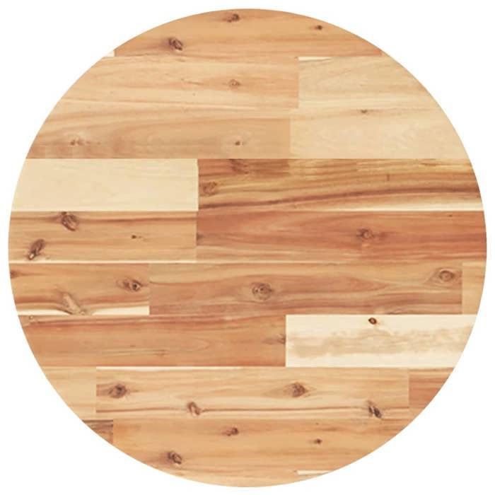 VidaXL Dessus de table rond Ø50x4 cm bois massif d'acacia, dessus de table de rechange, dessus de table rond, dessus de 4008701