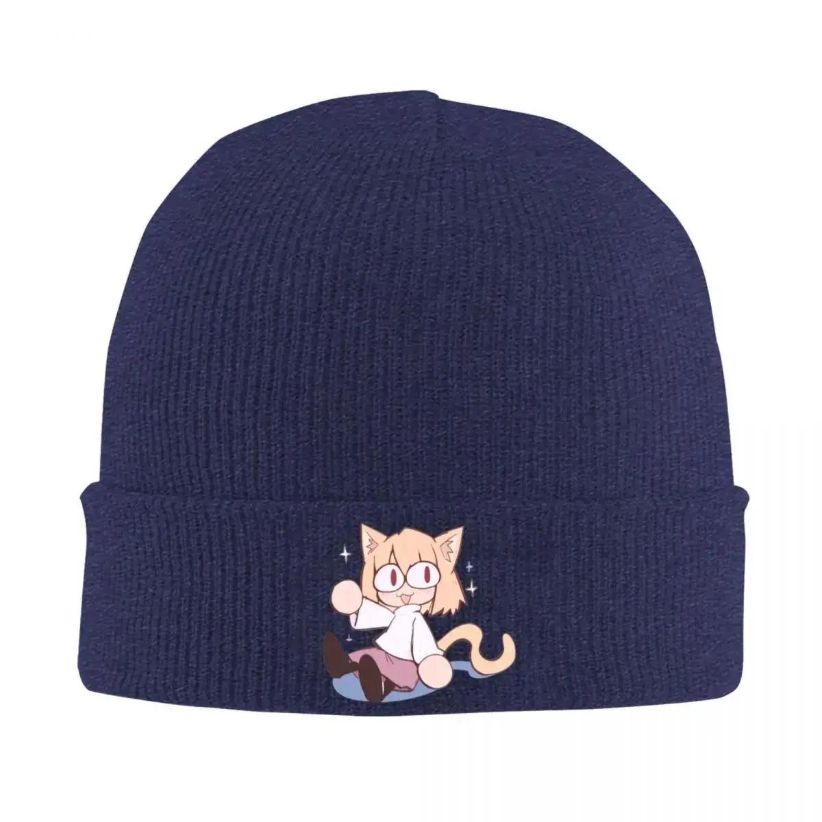 

Neco Arc Funny Neko Memes Beanie Hats Cute Cartoon Bonnet Hats Unisex Adult Funny Kpop Knitting Hat Winter Thermal Elastic Caps