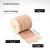 Elastic Bandage Wrap Cotton Latex Free Compression Bandage With Touch Closure For Sports Support First Aid