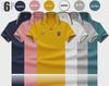 Men's High-Quality Embroidered Short-Sleeve POLO Shirts, Loose Fit for All Ages, Summer Style