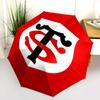 1 PC Automatic Folding Umbrella - Stade Toulousain Pattern, Portable & Foldable Design with 8 Ribs, Christmas Birthday Gifts