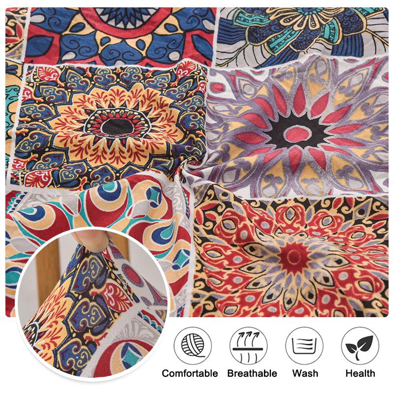 Stretch Dining Chair Seat Covers Set Soft Removable Washable Seat Covers for Dining Chairs, Dining Room Seat Cover Slipcover Protector