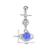 Gaibei European & American Trendy Mermaid Bowknot Navel Ring Jewelry