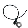 Motorcycle Auxiliary Light Push Button 12V 24V 10A Metal Power Button with Stainless Steel Bracket for Wiring Tasks