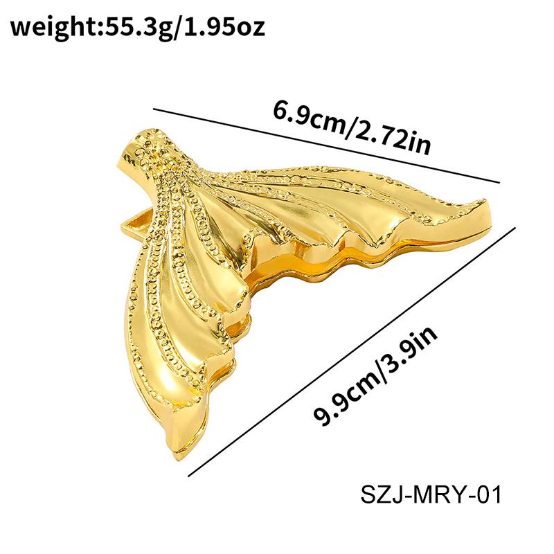

JIANWU Vintage Mermaid Tail Shape Long Tail Clip Scrapbook Material Stationery Handclip Creative DIY Journal Collage Stationery