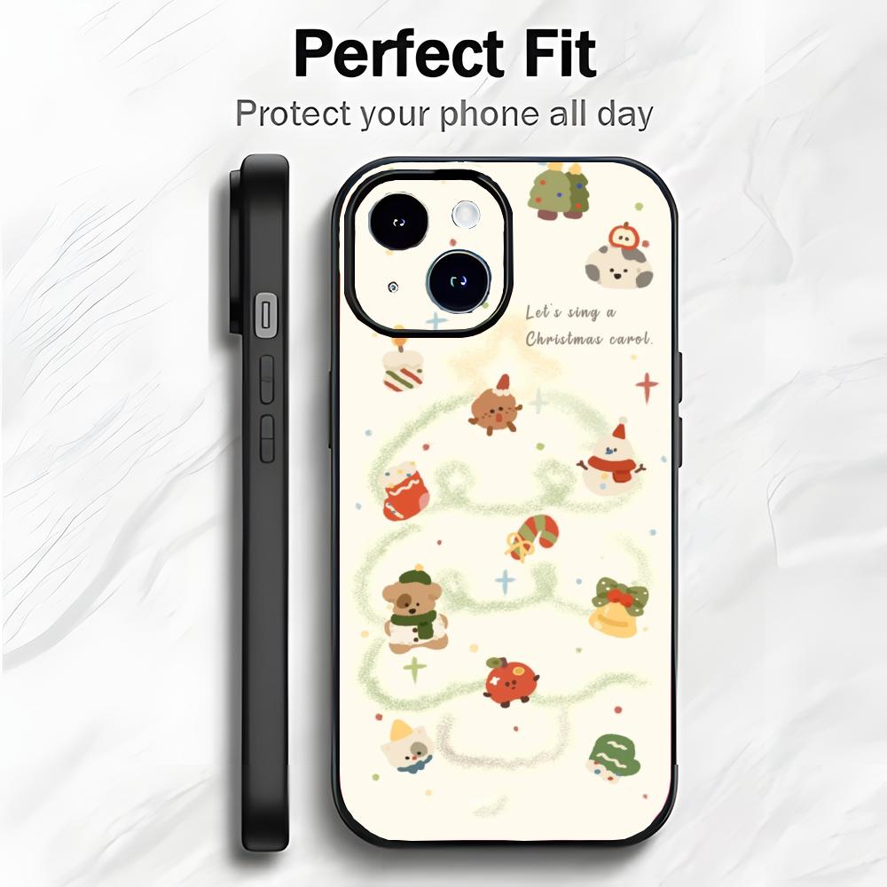 Christmas 1 Cute Holiday Design Art Phone Case Phone Case Soft Packaging Lightweight For iPhone17 16 15 14 13ProMax