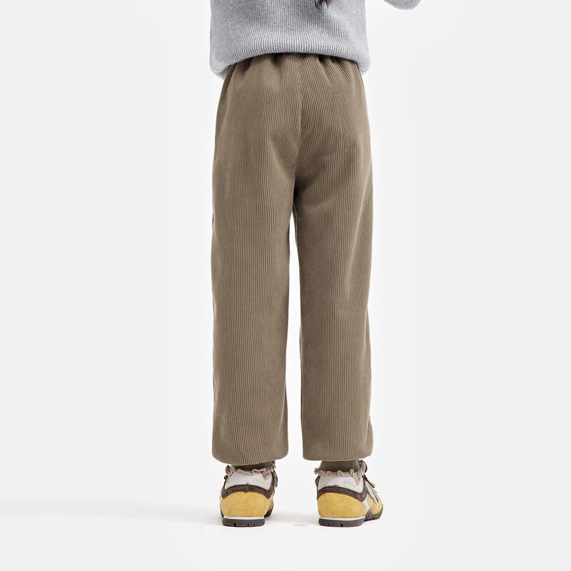 Girls Embroidered Fleece-lined Jogger Pants 150