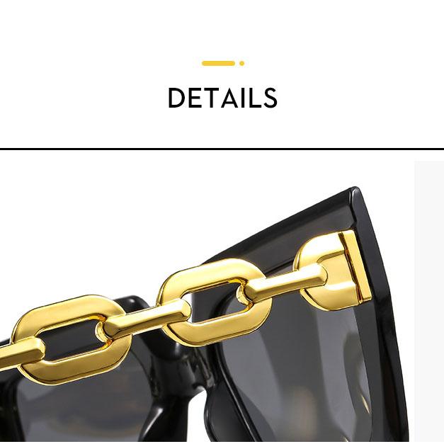 Ny mote stor ramme dame solbriller kjedeben online kjendis solbriller avanserte solbriller.