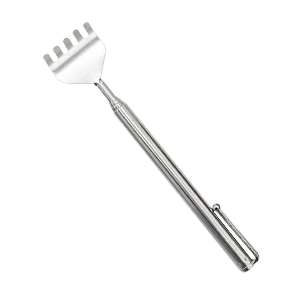 Back Scratcher Extendable Portable Stainless Steel Compact Massager Portable Back Scratcher for Shoulder Home Gym Offices