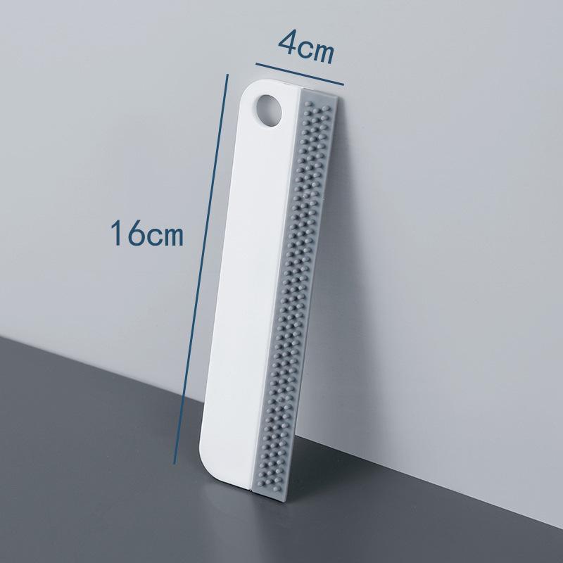 

Compact Double-Sided Bathroom Mirror & Glass Cleaning Squeegee