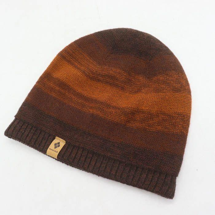 Used Montbell Knit Cap Hat Brand Women s Men s S/M Size Brown mont-bell [Used]