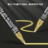 Gravestone Color Restoration Pen, for Gold Lettering on Tombstones, Available in Multiple Colors: Black/Gold/Silver/Red/White, Suitable for Gravestone