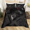 Gamer Duvet Cover For Boys Gaming Cool Games Gamepad Bedding Kids Teen Gifts Video Game Controller Modern Gradient Red And Blue