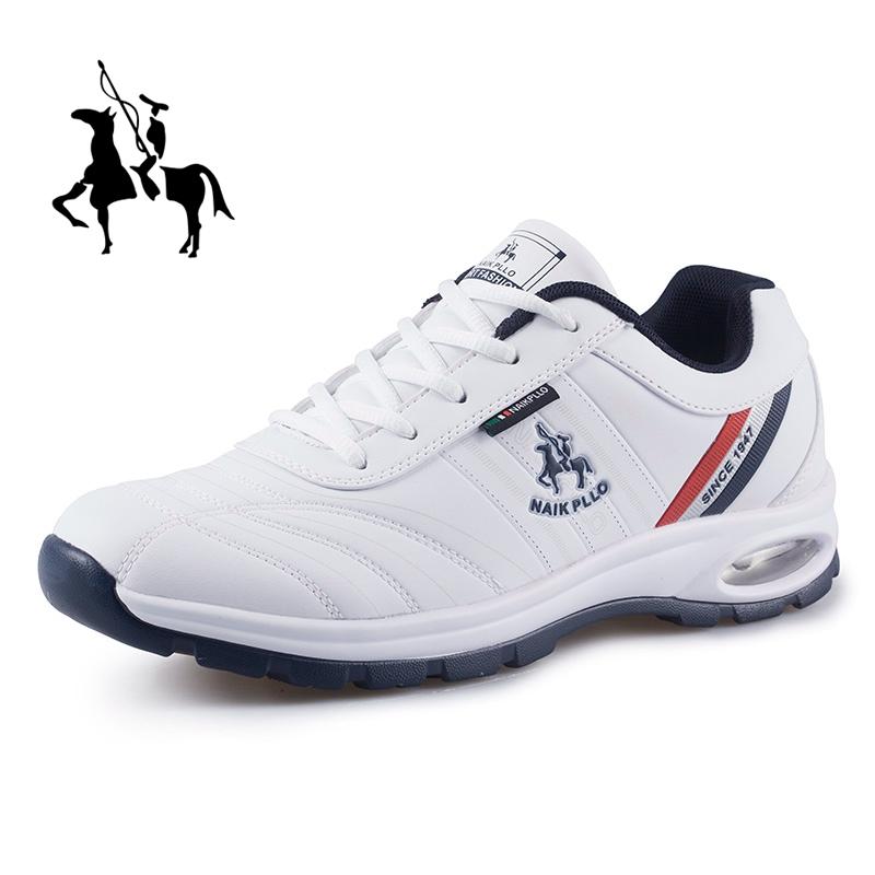 Men Winter Sneakers Sports Shoes Leather Air Cushion Casual Boots Shoes Plus Size 38 48