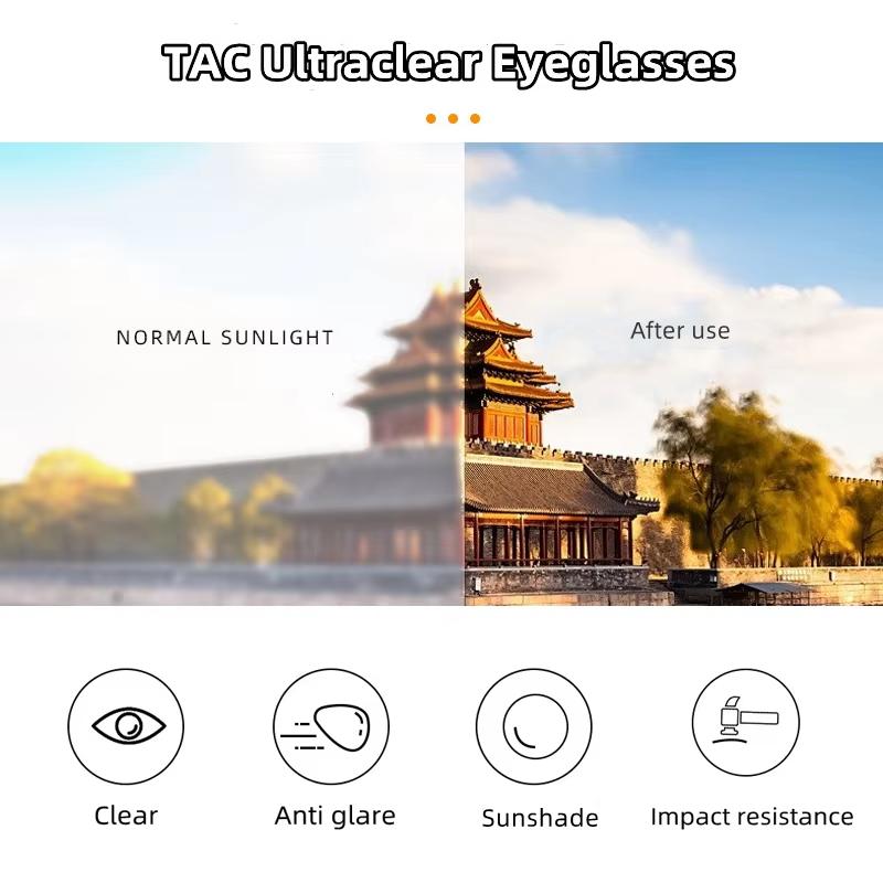 High Quality Square Large Frame Sunglasses Outdoor Driving Sun Glasses Retro Classic for Men Women