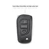 Leather Car Key Cover for 2017 Toyota Models: Corolla, Camry, Crown, Levin, Reiz, RAV4, Highlander