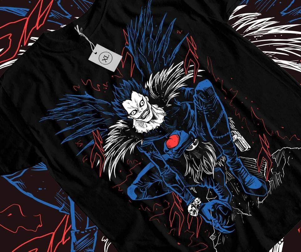 Kira Ryuk TShirt Death Note Anime Black TShirt All Size S