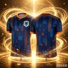 Clásico Holandés Nueva Edición Especial Niños Adultos Maillots de Secado Rápido Manga Corta Ropa de Entrenamiento Fútbol Top Padre-Hijo