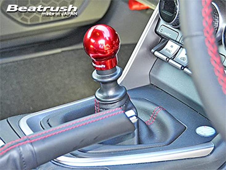 Beatrush Aluminum Shift Knob for Toyota GR86 ZN8 and Subaru BRZ ZD8 Manual Transmissions X Type-Q45BR (Red) (M12 1.25) [A9ZD8MAR-QBR]