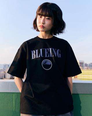Beulluing Blueing Planet Logo Graphic Tee [Black]