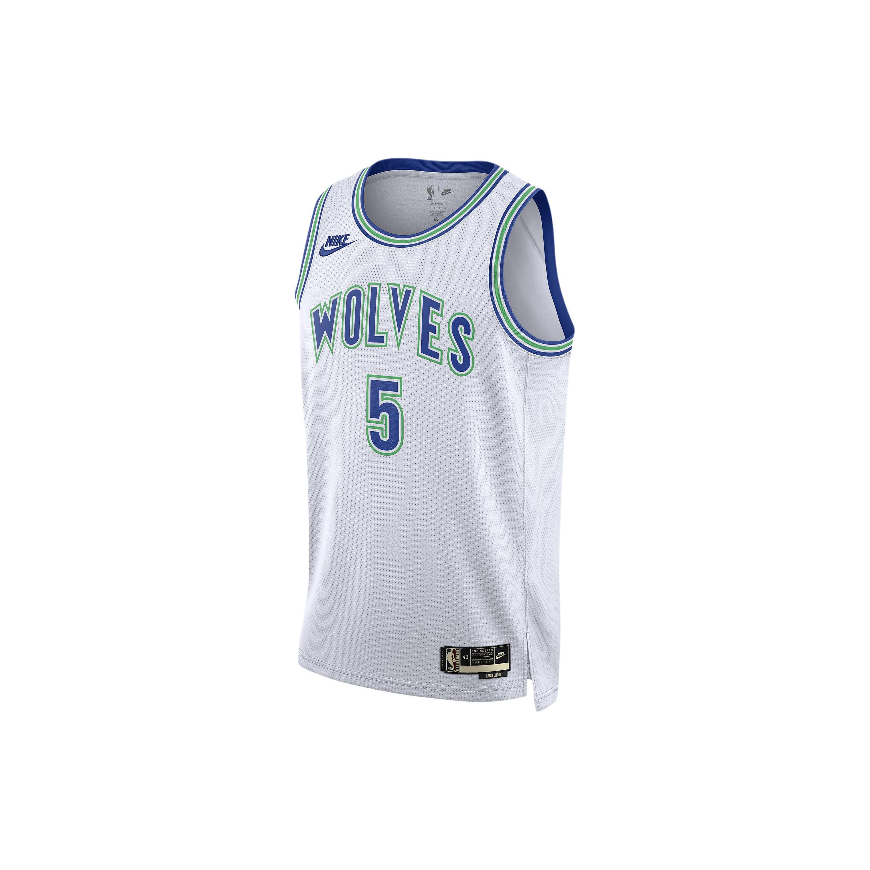 

Nike Minnesota Timberwolves Anthony Edwards #5 Hardwood Classic Jersey DX8611-104 XXXL