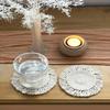 1Pc Nordic Style Hand-woven Coaster Round Non-slip Mat Restaurant Party Table Decorative Mat Picnic Outdoor Moisture