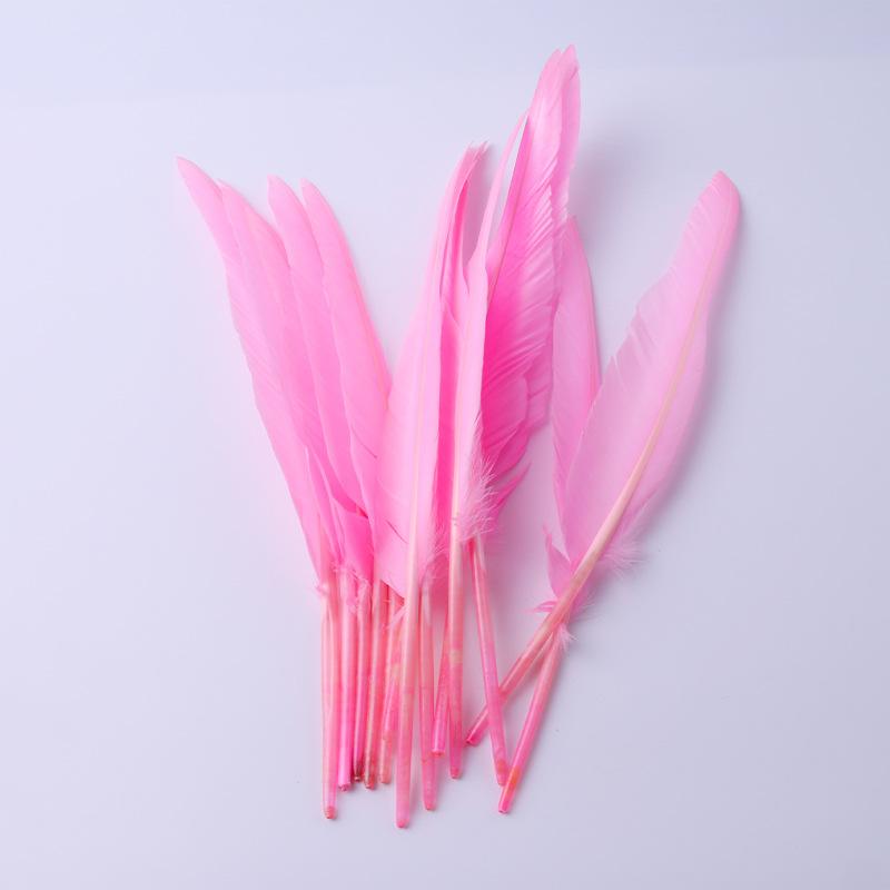 Diy Hunchback Big Feather Wedding Crafts Wing Pen Diy Jewelry Accessories Handmade Decorative Materials