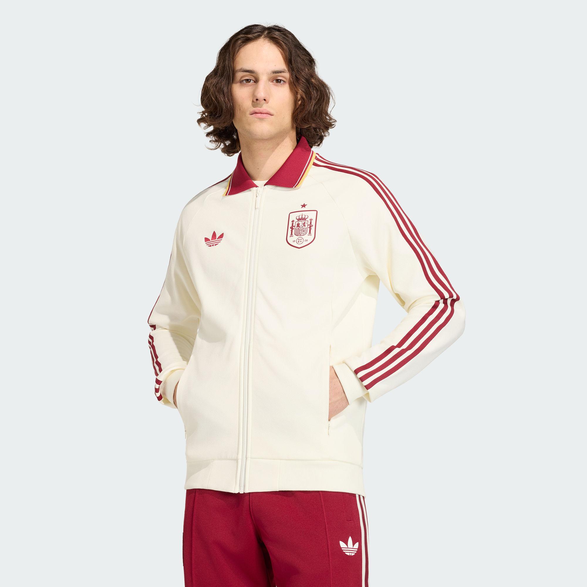 Adidas Spain Away Anthem Jacket Off White XL