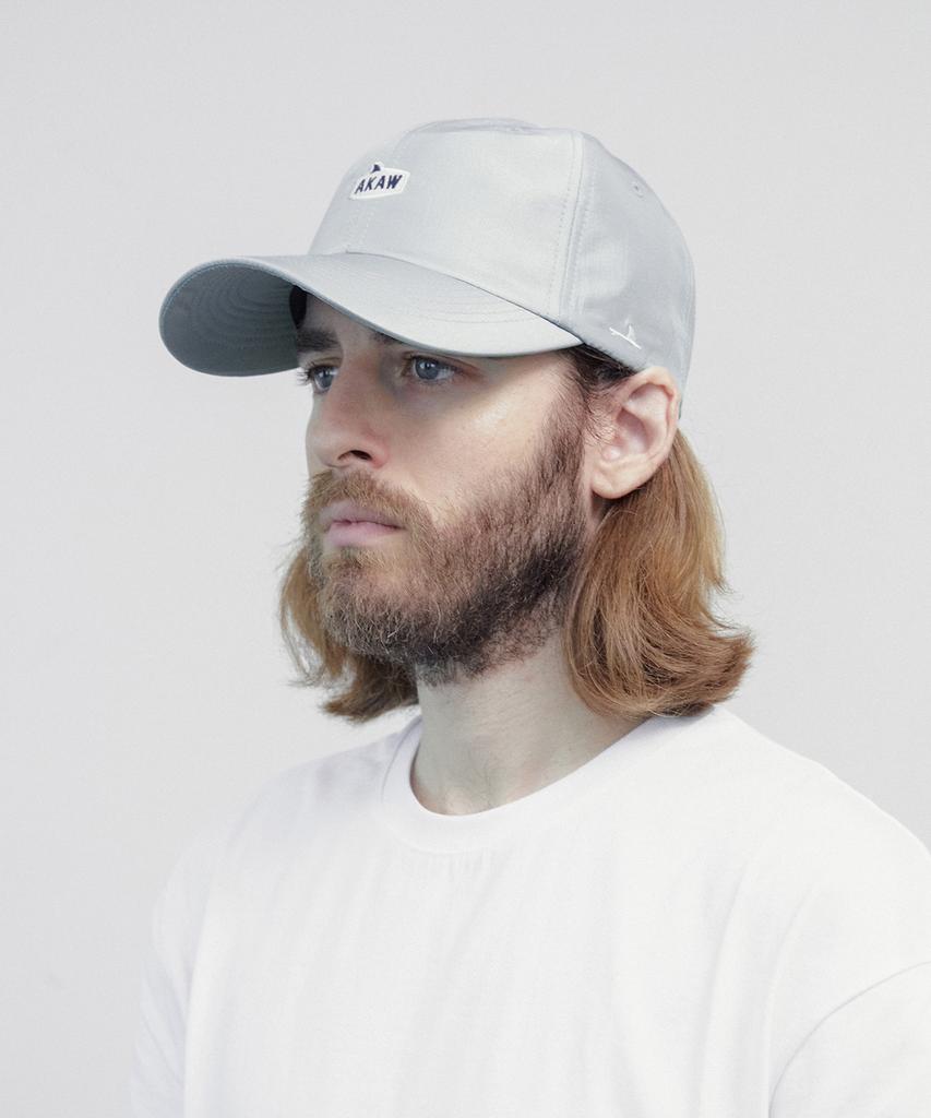 Akau Oversized Metallic Ball Cap (Light Grey)
