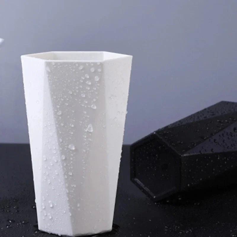 300ML Bathroom Toothbrush Cup Wash Brush Cup Mouthwash Cup Toothbrush Glass Couple Mugs Nordic Travel Set Bathroom Accessories