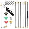 1sets Wireless High Pressure Cleaner Tools Car Washing Tool With Extended Bar Kit With Nozzle Outdoor Gardening Sprayer Tools