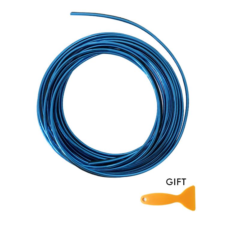 Car Interior Moulding Trim Strip PVC Car Vent Decoration Strip Fake Carbon Fibe Intake Grille Decorative Line for Car Dashboard