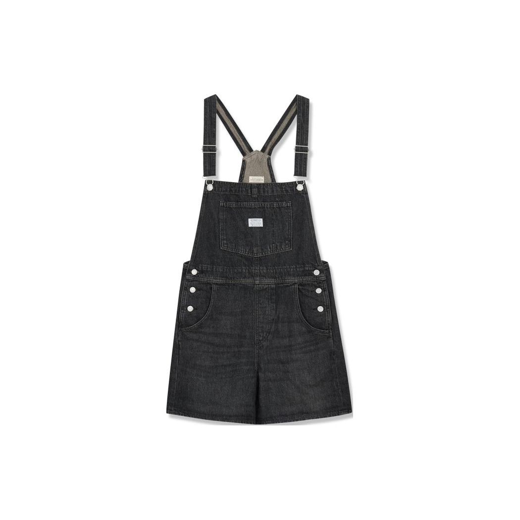 

Levis Однотонный комбинезон с шортами на пуговицах сбоку Женский комбинезон Дымчато-серый 52333-0047 XS