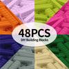 200g 2x8 DlY Building Blocks Thick FiguresBricks Dots Learning-Focused Creative SizeCompatible Featuring Playthings forChildren