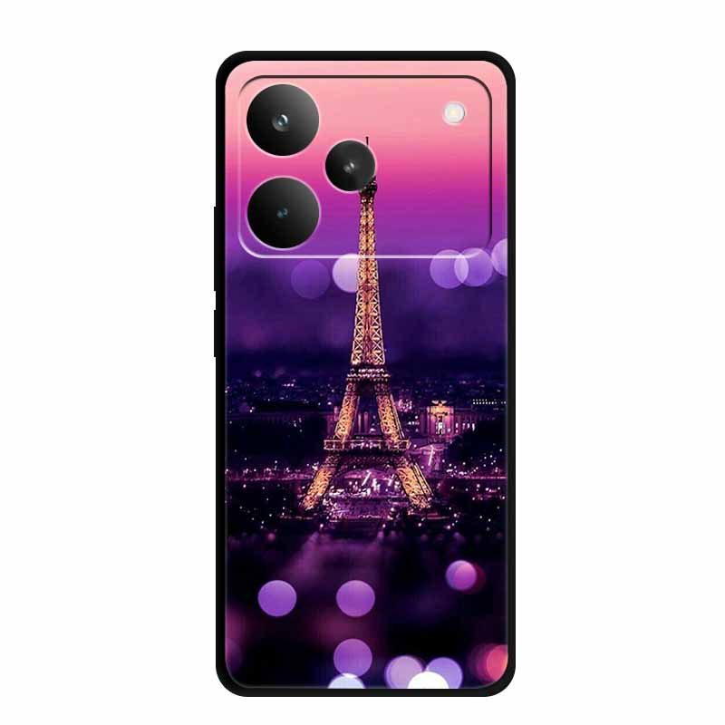Für Realme P4 Pro 5G Hülle P4Pro Weiche TPU Silikon Rückabdeckung Für Realme P4 Pro Tiere 6,8" Bemalter Wolf Löwe Hülle Schale Tasche