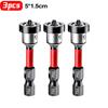 Magnetic Positioning Screwdriver Bits S2 Drywall Screw for Plasterboard Gypsum Board Locating Bit Batch Head Drilling Tools