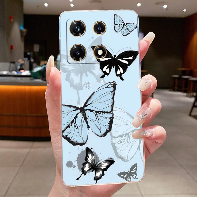 For Infinix Note 30 Pro Cases Note 30 VIP Flower Phone Cover Bumper For Infinix Note 30 5G X6711 Note30 4G Soft Silicon TPU Case
