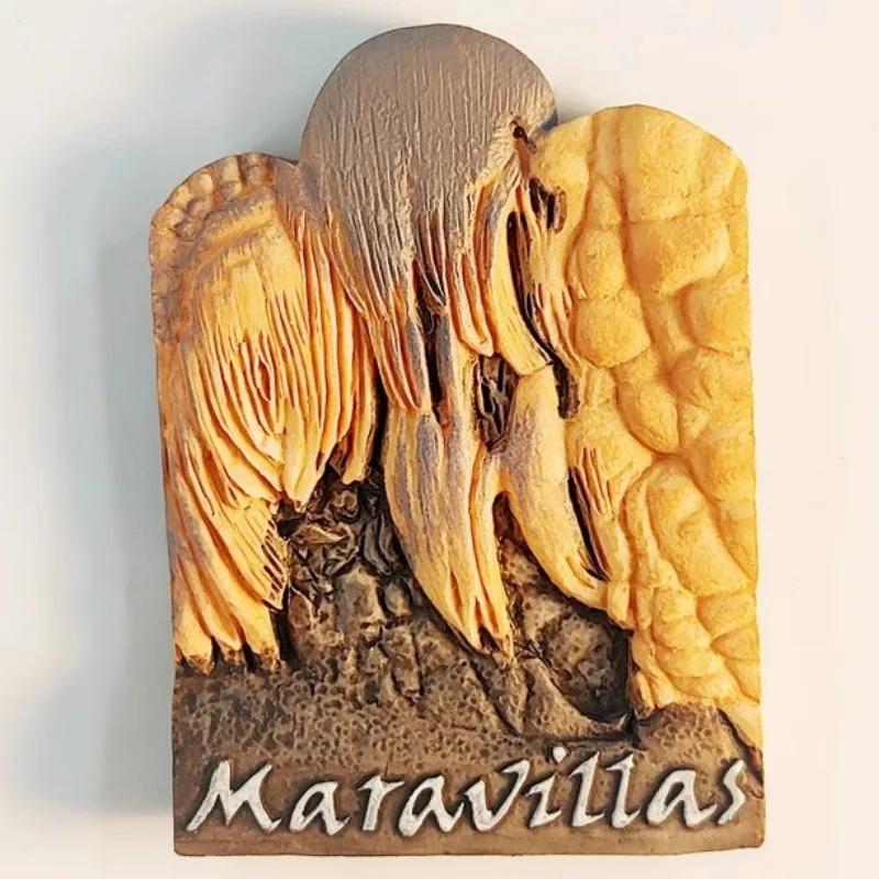 Spain Travelling Souvenirs Valencia Fridge Magnets Conil Tarifa Cadiz Maravillas Fridge Stickers Home Ornaments Birthday Gifts